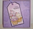 Birthday cupcakes card